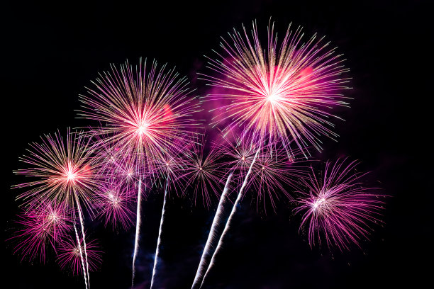 五彩缤纷的烟火图片下载