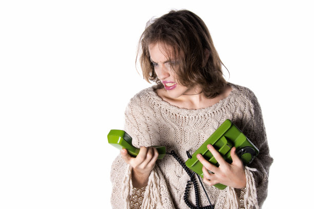 愤怒和侵略性。打电话。图片下载