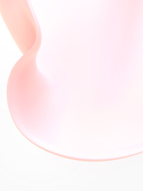 粉色织物孤立在白色背景3D渲染图片下载