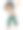 一个女孩伸出手向远方望去。她很好奇。白色背景。3 d演示。图片下载