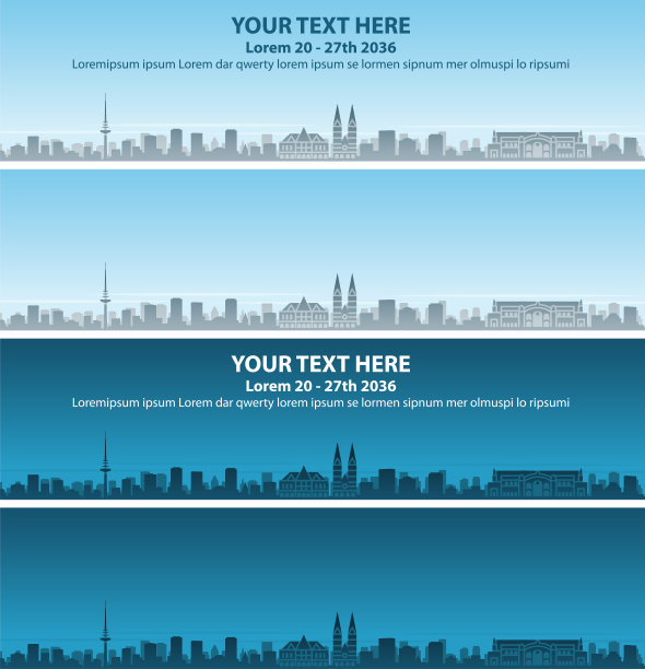 不来梅天际线活动横幅图片下载