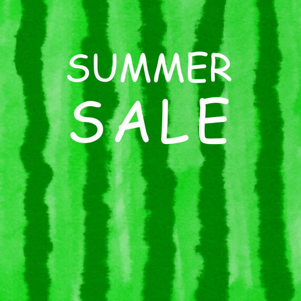 水彩画艺术矢量纹理插图西瓜皮肤背景图片下载