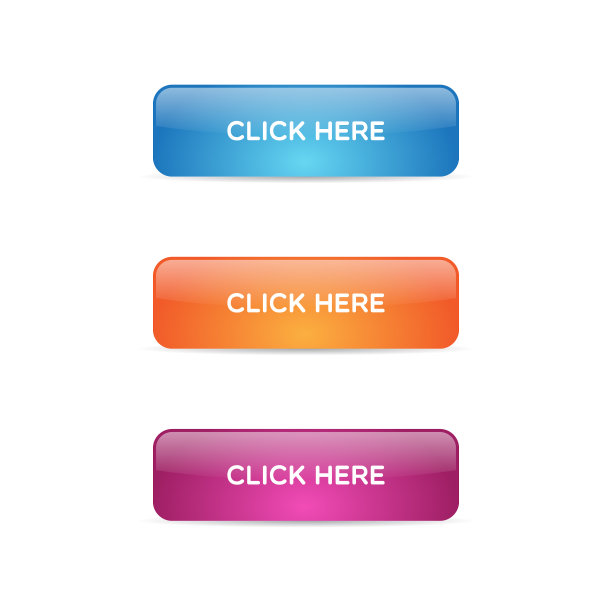 光滑的点击这里按钮矢量图片下载