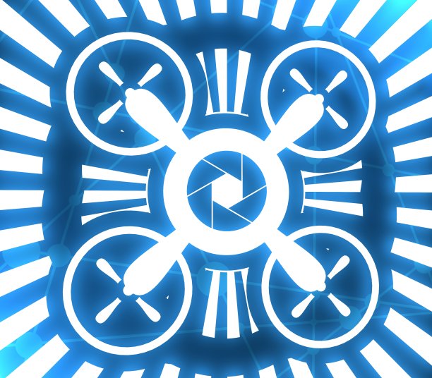 无人机白图标。图片下载