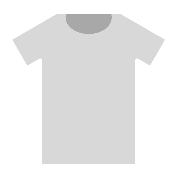 白色t恤平面插图图片下载