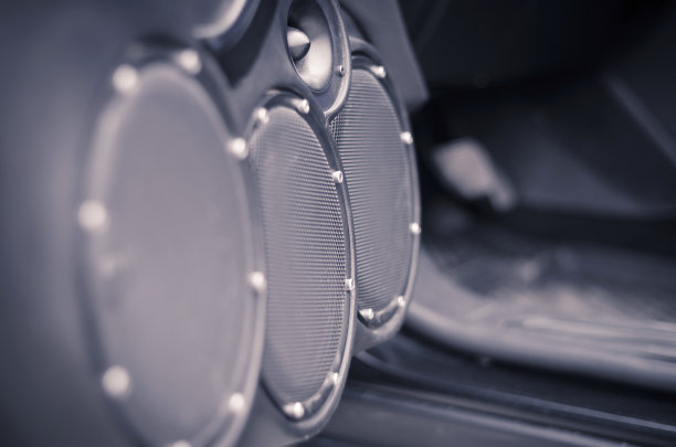 汽车音响系统，开门音响喇叭。图片下载