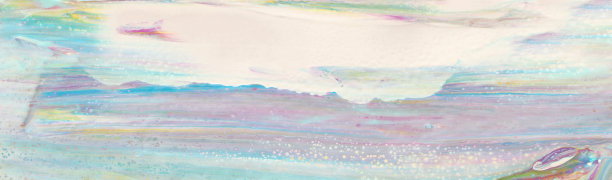 摄影抽象大理石效果背景。蓝色，薄荷色和白色的创意色彩。美丽的画。横幅图片下载