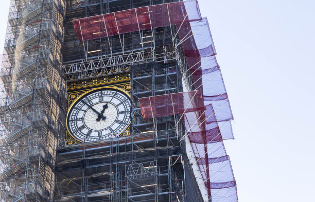 正在翻新的大本钟图片下载