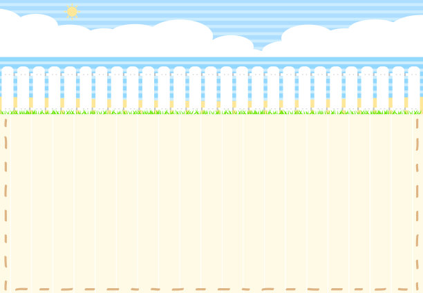 海滩景观插图图片下载