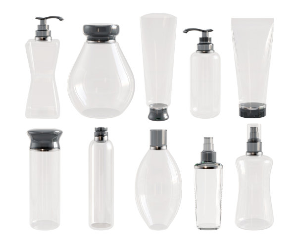 化妆品玻璃瓶模型图片下载