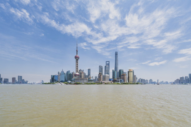 上海的天际线图片下载