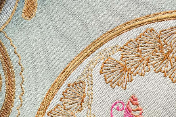 美丽的东方图案，花朵刺绣图案图片下载