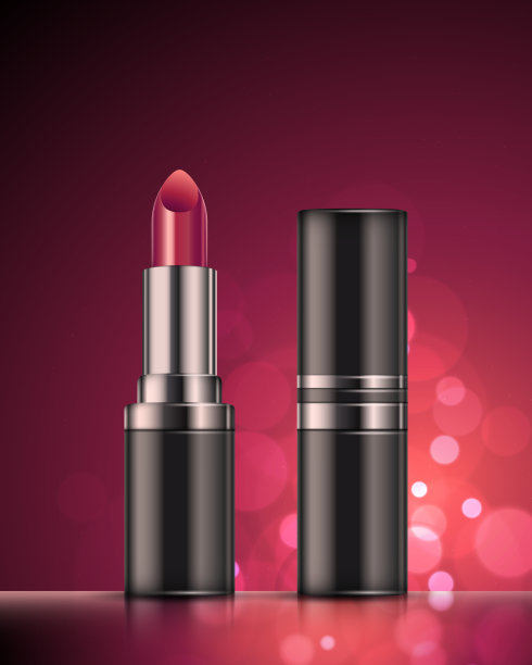 现实孤立的矢量插图的口红。图片下载