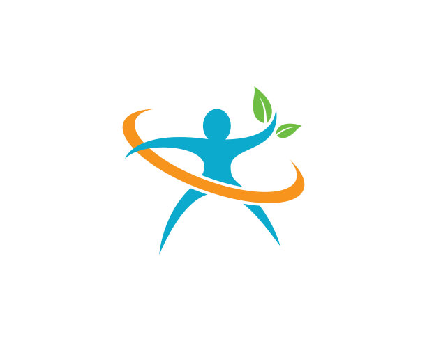 人体健康符号插画设计图片下载