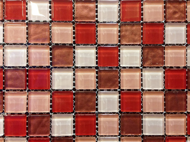 瓷砖纹理:多色马赛克。图片下载