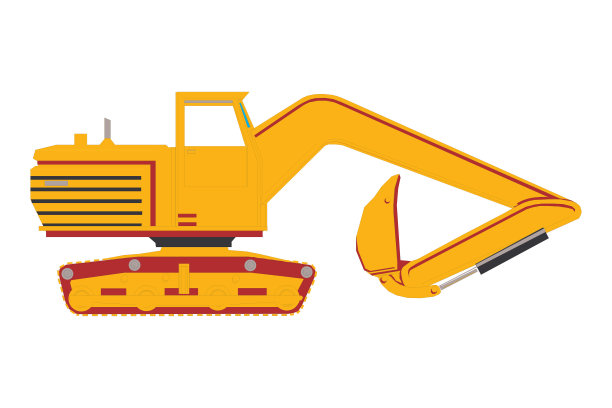 Bagger插图侧视图图片下载