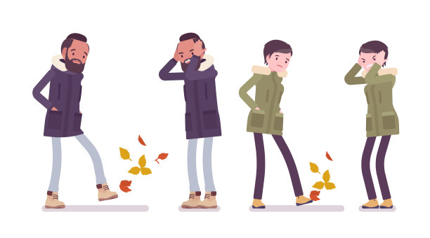 派克男人和女人在负面情绪悲伤图片下载