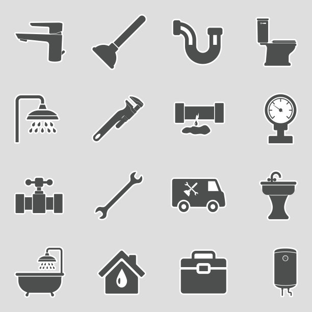 管道的图标。贴纸设计。矢量插图。图片下载