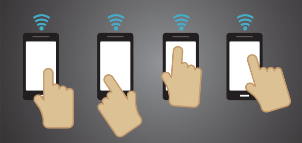 手持黑色智能手机图片下载