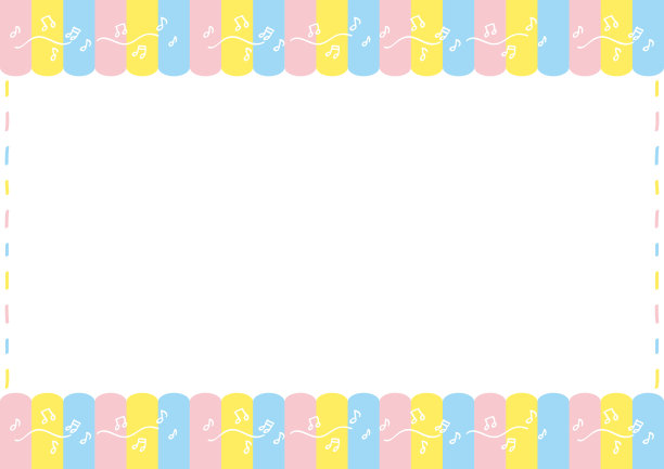 粉彩条纹框图片下载