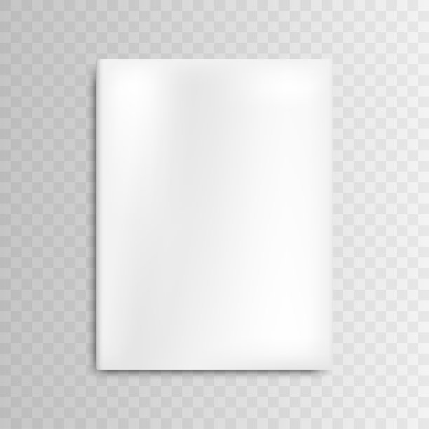 空白模型封面白色杂志灰色背景图片下载