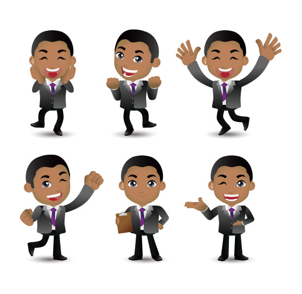 不同姿势的男人图片下载