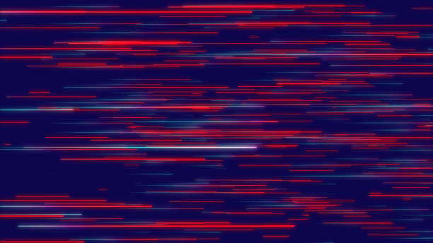 蓝色和红色的抽象径向线几何背景图片下载