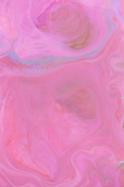 多色全息背景，粉红水滴，多色图案，牛奶中的食物色，水上的颜色纹理，空白为设计师图片下载