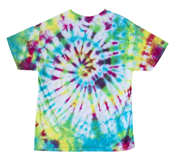 白底扎染t恤图片下载