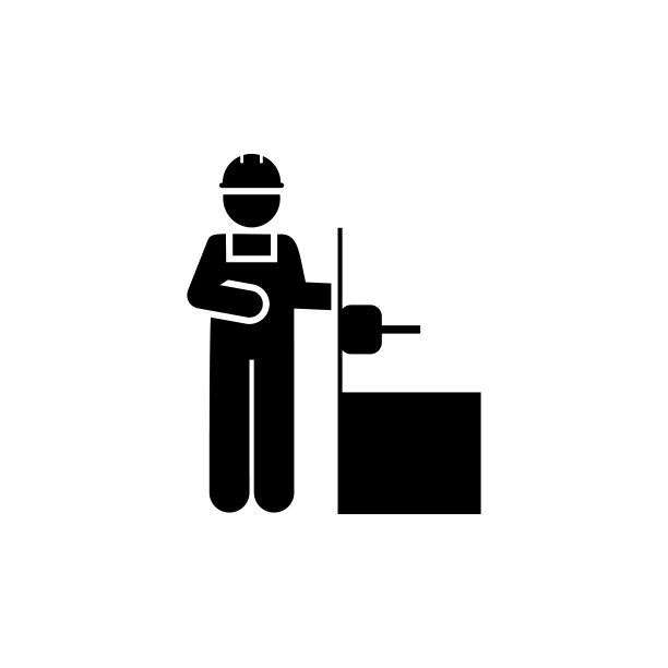 工厂、工业、机械的标志。制造图标元素。优质的图形设计图标。标志和符号收集图标为网站，网页设计图片下载