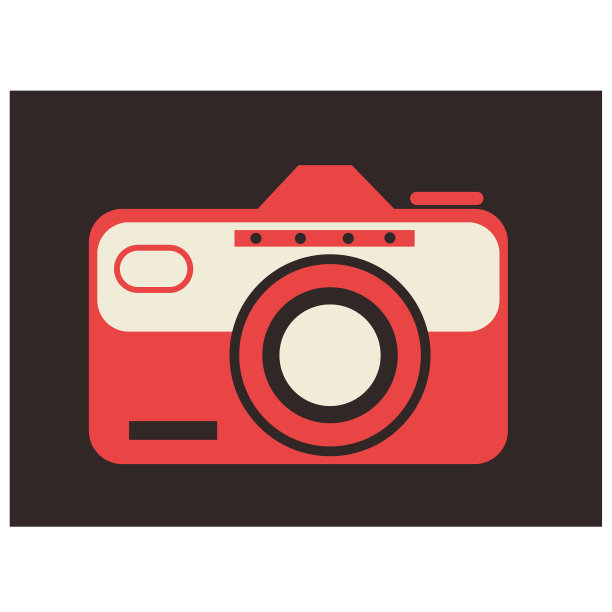 照片相机几何插图孤立的背景图片下载