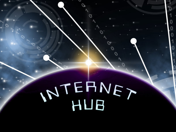 物联网中心物联网网关2d插图图片下载