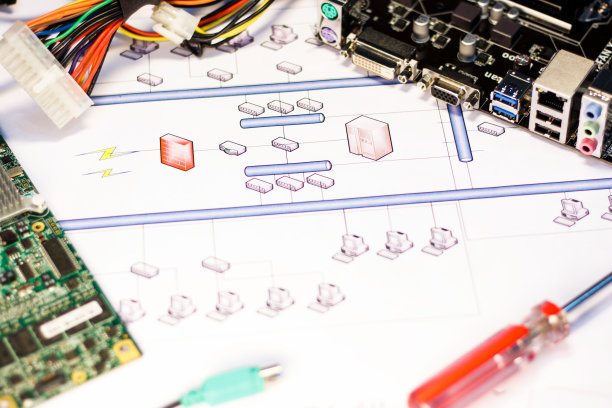 计算机部分局域网方案背景图片下载