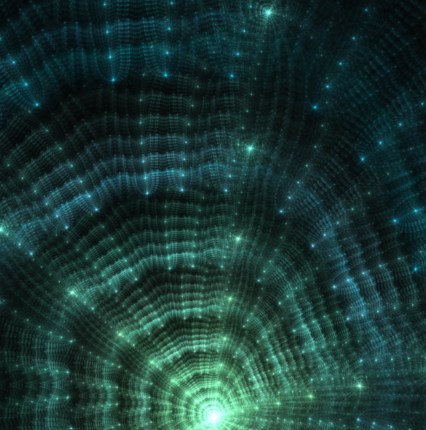 抽象超现实的神奇机器，数码艺术作品的创意平面设计图片下载