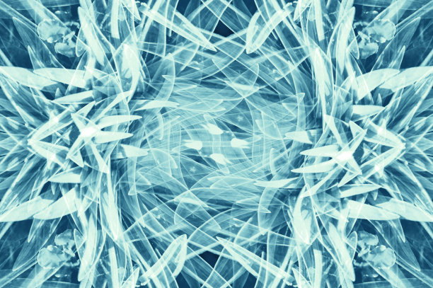 致幻剂荧光背景呈蓝绿色。以酒精和毒品为主题的超现实主义幻想。大麻或酒精引起的致幻的蓝色效应。Lsd宇宙的效果。几何失真。图片下载