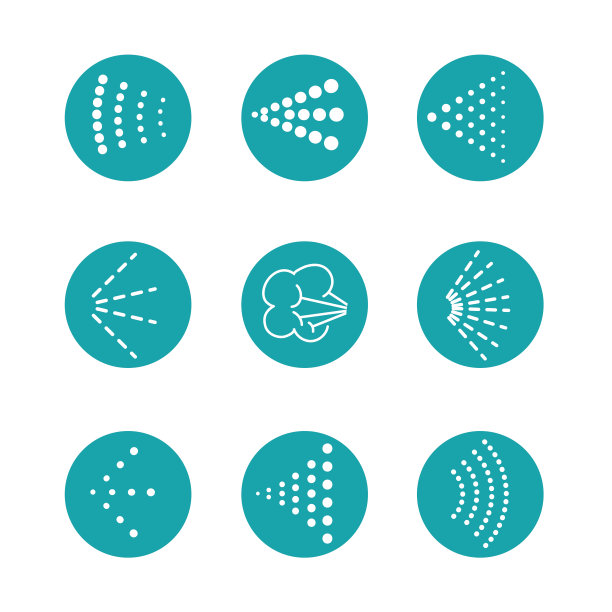 喷雾图标-气溶胶喷雾器矢量图标-插图与多种风格图片下载