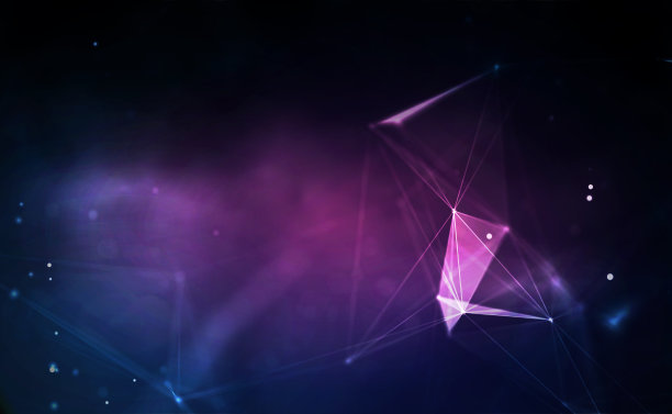 区块链技术背景。加密货币金融科技区块链网络和编程概念。抽象Segwit。图片下载