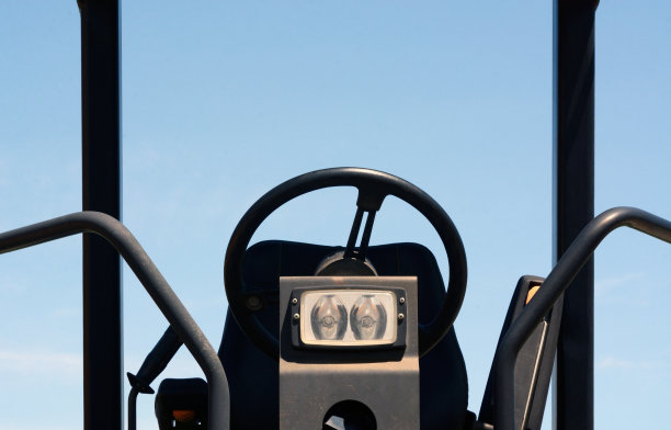 筑路机械的驾驶员座图片下载