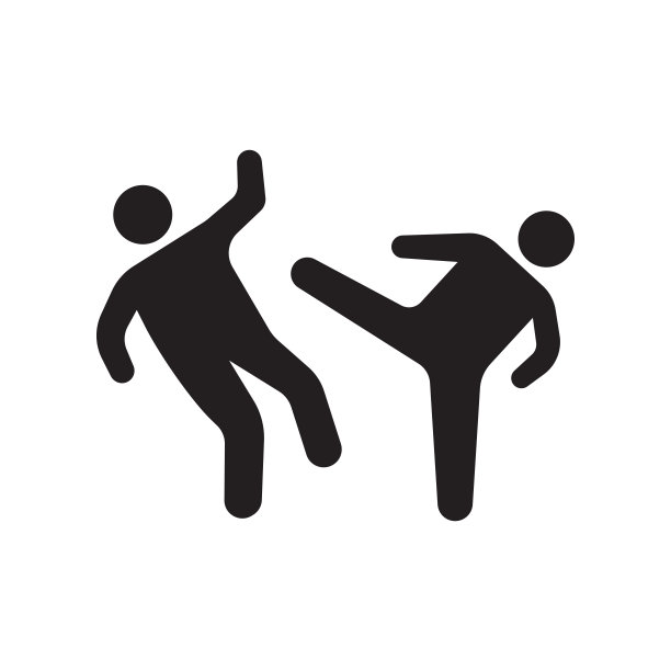 战斗图标矢量标志和符号孤立在白色背景，战斗标志的概念图片下载