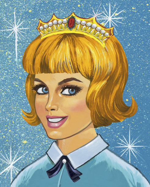 戴头饰的女人图片下载