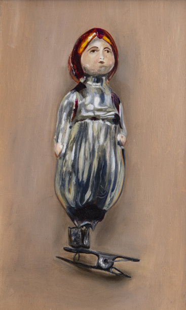 圣诞树玩具，油画，手工制作图片下载