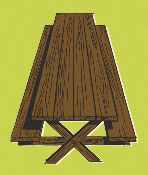 野餐桌上图片下载