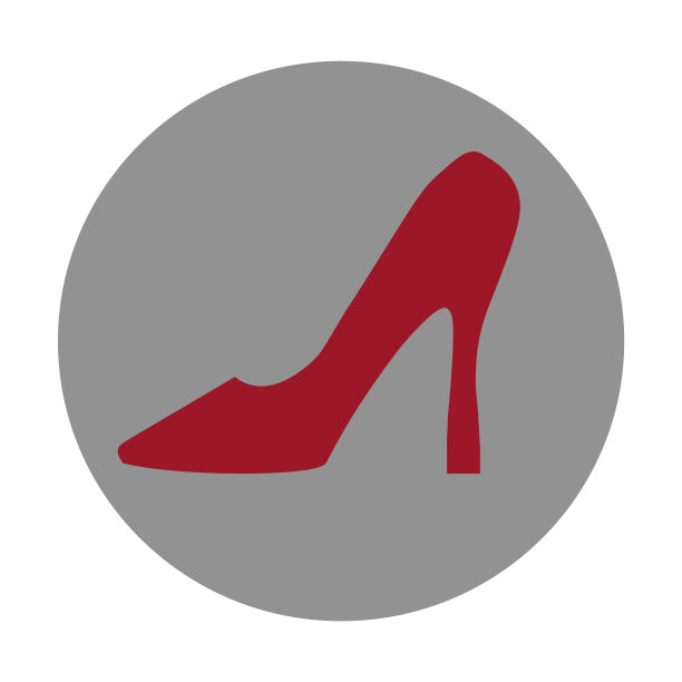 鞋跟鞋。向量图片下载