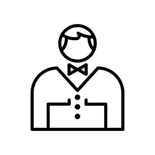男人图标矢量符号，在白色背景上隔离，男人logo概念图片下载