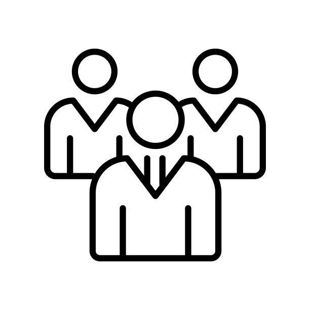团队图标矢量符号，团队logo概念图片下载