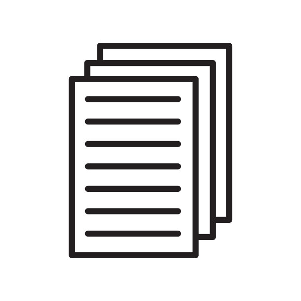 在白色背景上隔离的新闻报纸图标矢量标志和符号图片下载
