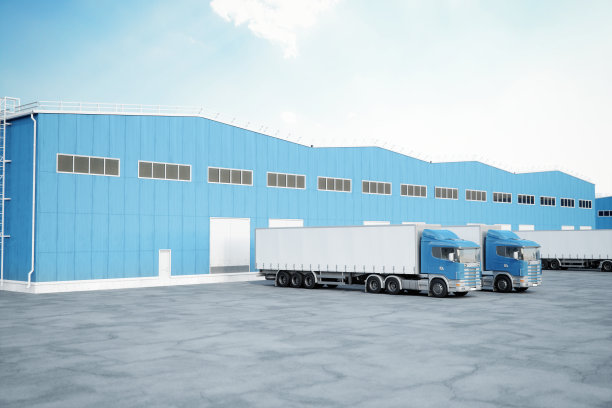 装卸区及货车图片下载