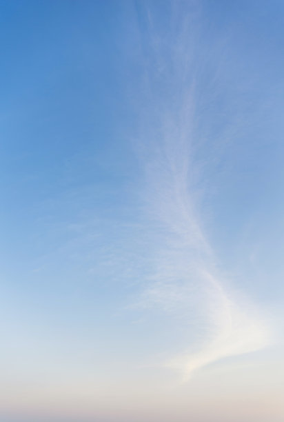 多云的蓝天背景。图片下载