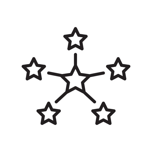 星星图标矢量标志和符号，在白色背景下隔离，星星Logo概念图片下载