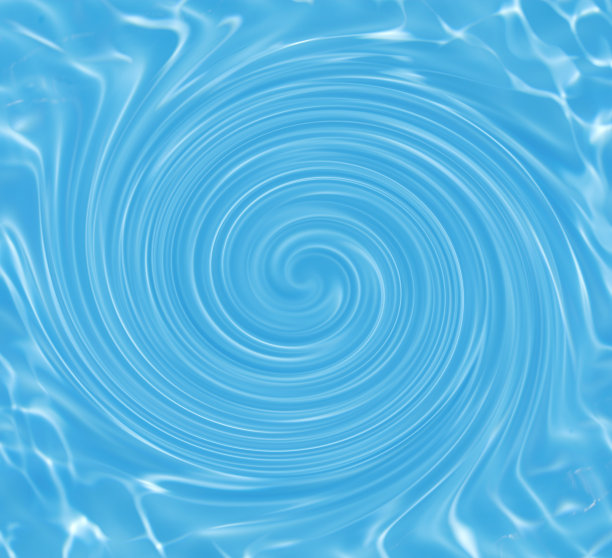 蓝色波纹抽象或水漩涡纹理背景图片下载
